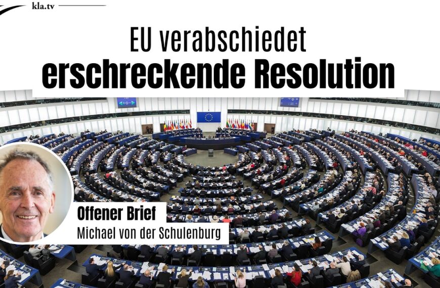 EU verabschiedet erschreckende Resolution