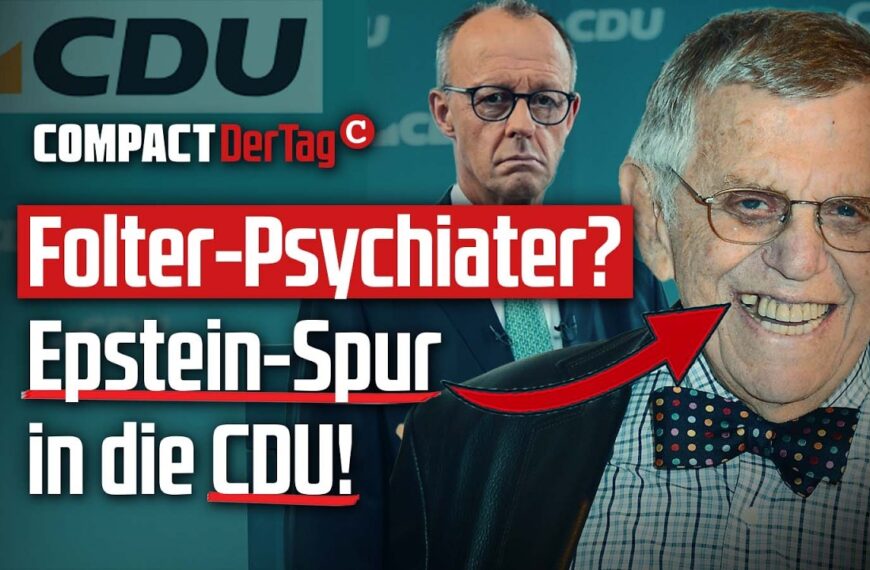 Folter-Psychiater? Epstein-Spur in die CDU!💥