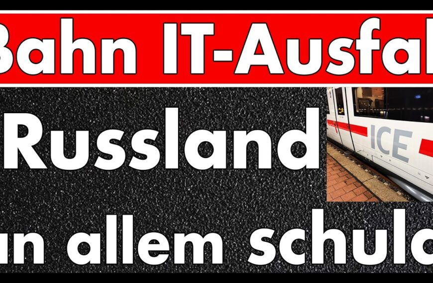 Hackerangriff aus Russland auf die Bahn? Selbst eure Mitarbeiter lachen! Russland an allem Schuld?