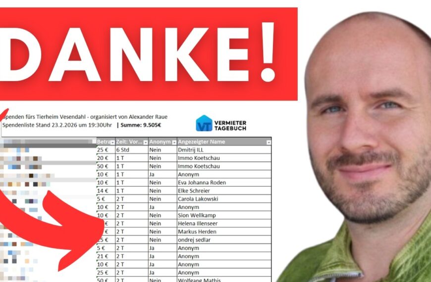 Ich verlose Geschenke im Wert von 1.200€! ( an Tierheim-Spender)