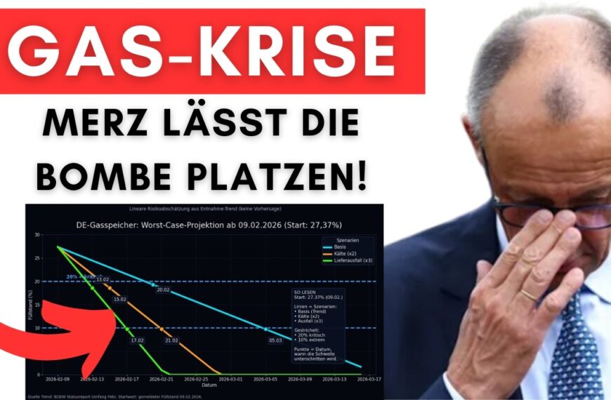 Merz verbietet die Gas-Debatte bis Ende März & nimmt die Krise bewusst in Kauf!