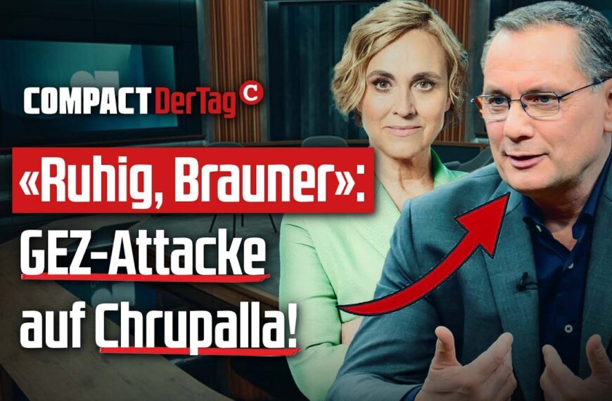 «Ruhig, Brauner»: GEZ-Attacke auf Chrupalla!💥
