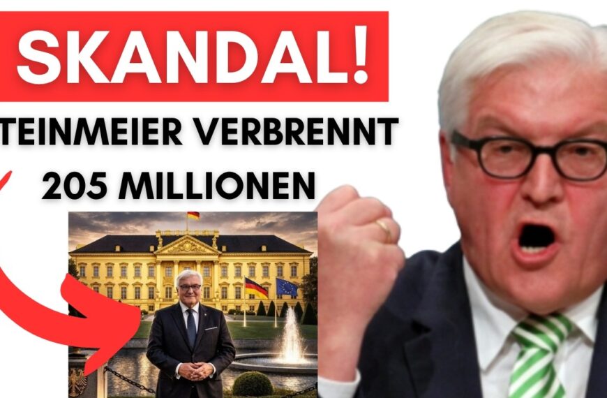 Steinmeier gibt 205 Millionen für ein EINZIGES Jahr aus – Wahnsinn!