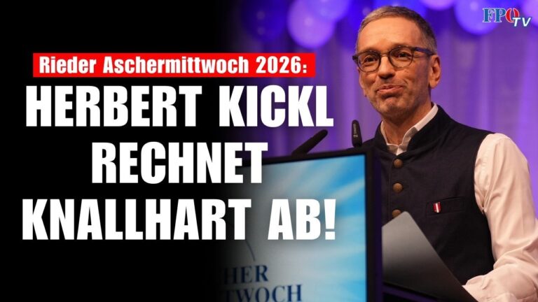 Mehr über den Artikel erfahren Weltklasse Rede: Herbert Kickl lässt es beim Rieder Aschermittwoch knallen!