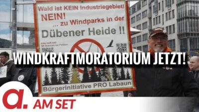 Mehr über den Artikel erfahren Am Set: Windkraftmoratorium jetzt!