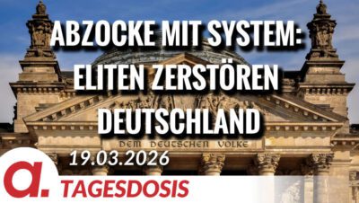 Mehr über den Artikel erfahren Abzocke mit System: Eliten zerstören Deutschland | Von Janine Beicht