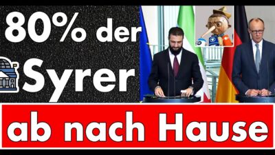 Mehr über den Artikel erfahren 80% sollen nach Hause? Ärzte aber nicht? Merz macht Islamisten den Hof & bald wieder den Pinocchio?