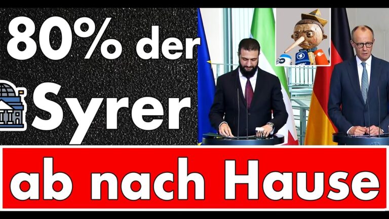Mehr über den Artikel erfahren 80% sollen nach Hause? Ärzte aber nicht? Merz macht Islamisten den Hof & bald wieder den Pinocchio?