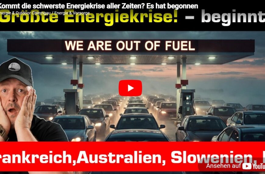Kommt die schwerste Energiekrise aller Zeiten? Es hat begonnen