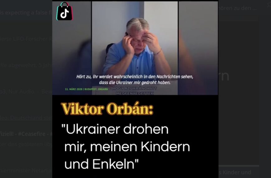 EIL: ​Ukraine bedroht jetzt auch noch Viktor Orban’s Kinder und Enkelkinder