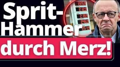 Mehr über den Artikel erfahren Achtung: Merz mitten im Spritpreis-Skandal! Es wird immer schlimmer!