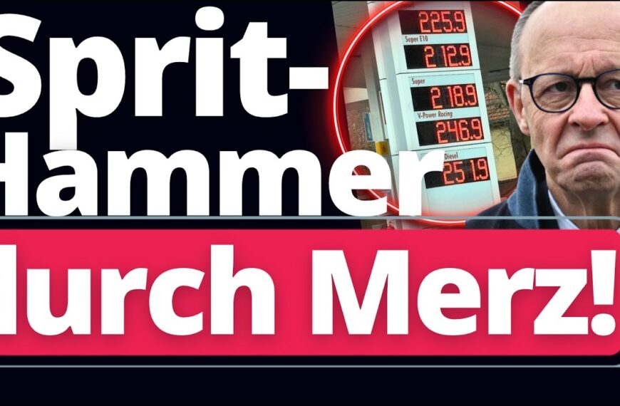 Achtung: Merz mitten im Spritpreis-Skandal! Es wird immer schlimmer!