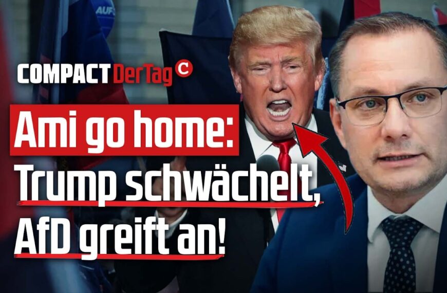 Ami go home: Trump schwächelt, AfD greift an!💥