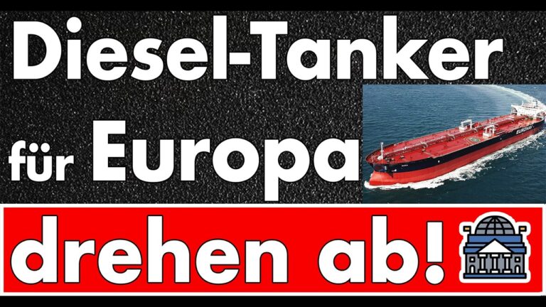 Mehr über den Artikel erfahren Beweislastumkehr & Abzocke der Mineralölkonzerne? Diesel-Tanker für Europa fahren jetzt nach Afrika!