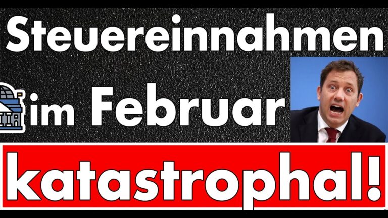 Mehr über den Artikel erfahren BMF-Bericht zeigt Steuern auch im Februar eine Katastrophe! Körperschaftssteuer 2. Monat negativ!