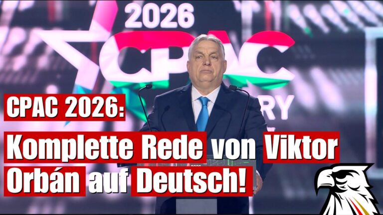 Mehr über den Artikel erfahren CPAC 2026: Komplette Rede von Viktor Orbán auf Deutsch!