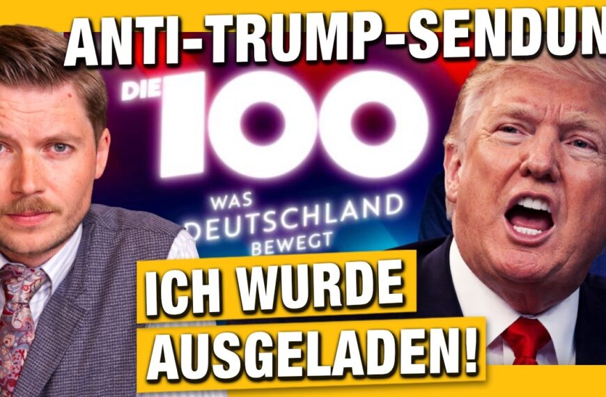 „Die 100“ – Meine persönliche Ausladung und Fake News über Trump!