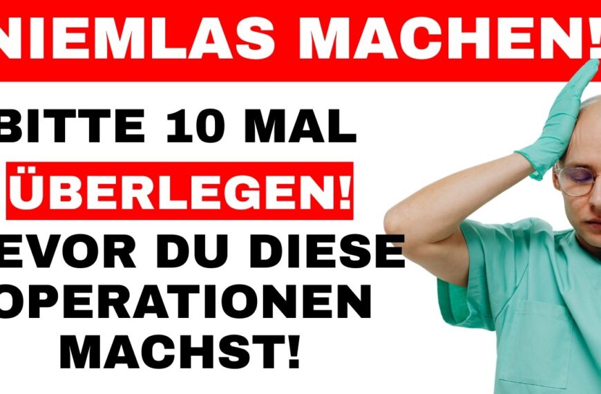 Diese 8 Operationen würde ich meinen Eltern NIEMALS empfehlen (Verschweigende Nebenwirkungen)