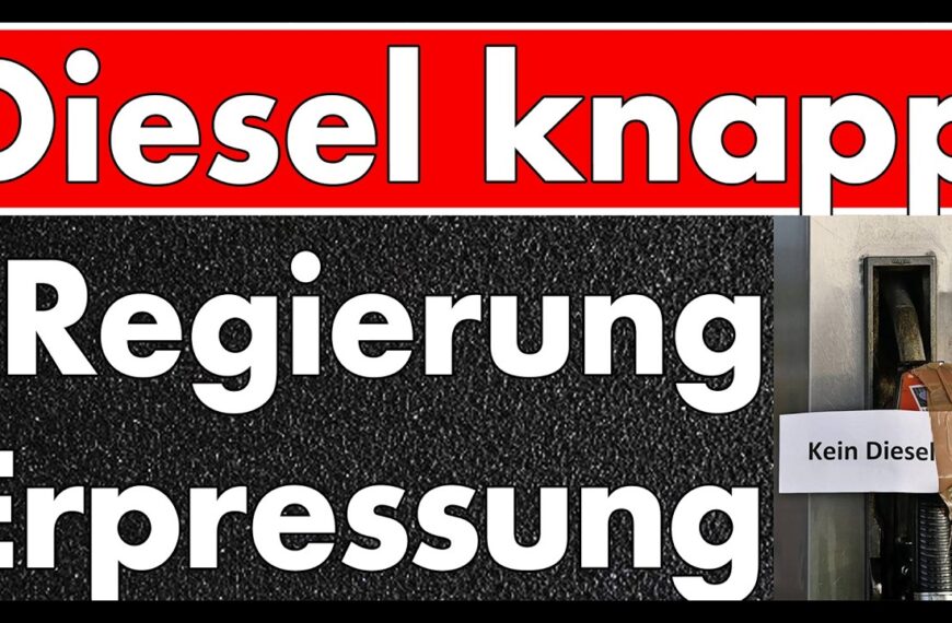 Diesel wird importiert und knapp – Regierung fühlt sich erpresst! Übergewinnsteuer soll kommen!