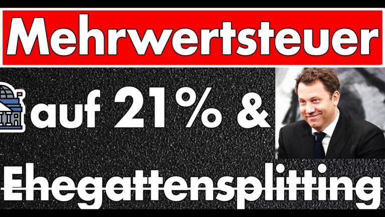 Mehr über den Artikel erfahren Ehegattensplitting weg, Mehrwertsteuer auf 21% soll die SPD retten? Völliger Realitätsverlust!