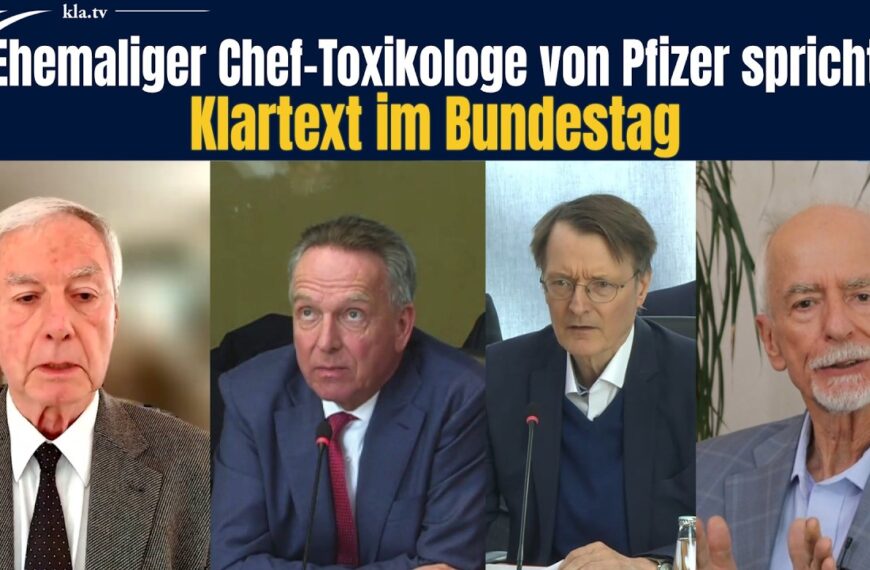 Ehemaliger Chef-Toxikologe von Pfizer spricht Klartext im Bundestag
