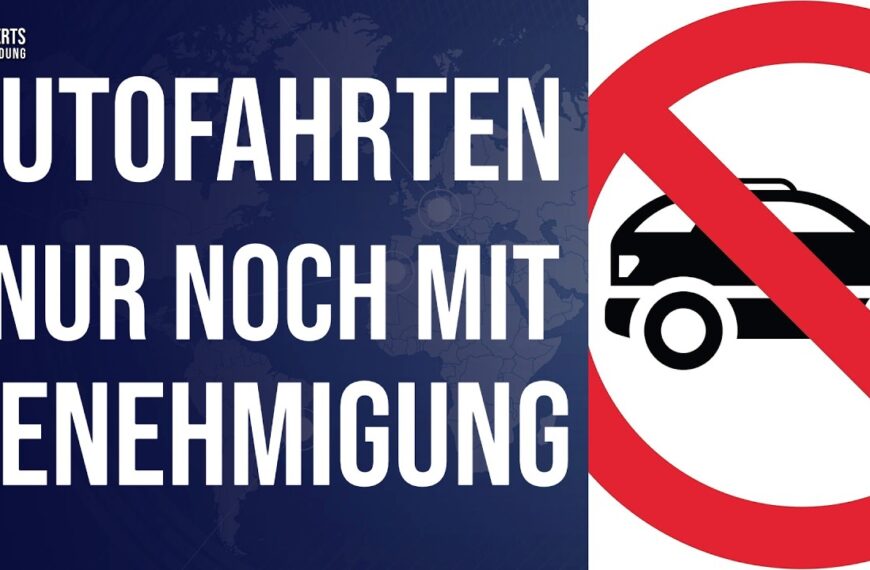EILT💥KEIN WITZ!💥DAS IST ERNST💥Unfassbar: „Kein Recht auf Autofahren“💥Ausländische Strippenzieher!