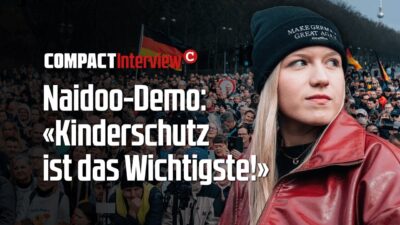 Mehr über den Artikel erfahren Eingollan auf Naidoo-Demo: «Kinderschutz ist das Wichtigste!»