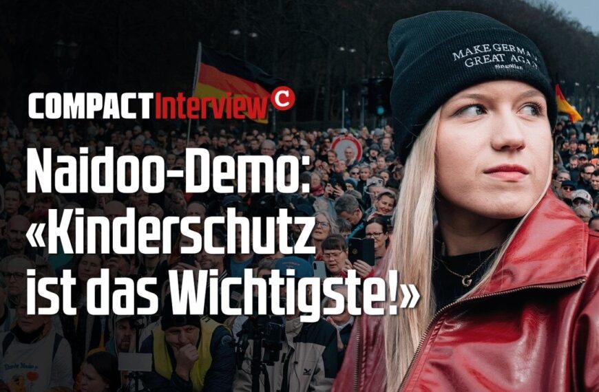 Eingollan auf Naidoo-Demo: «Kinderschutz ist das Wichtigste!»