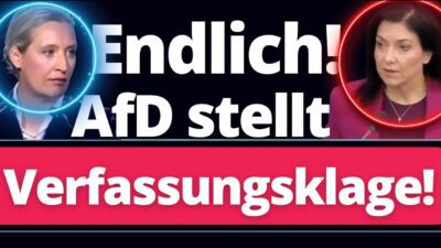 Mehr über den Artikel erfahren Endlich: AfD stellt Verfassungsklage! Regierung außer sich!