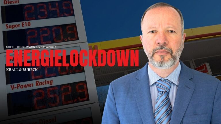Mehr über den Artikel erfahren ENERGIELOCKDOWN: Rationierung in Europa – Shell-CEO warnt vor April! | Krall & Bubeck