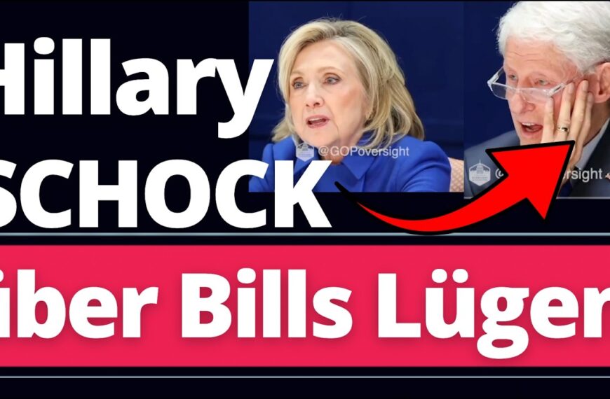 Epstein Anhörung: Voller Wut stürmt Hillary Clinton aus dem Saal!