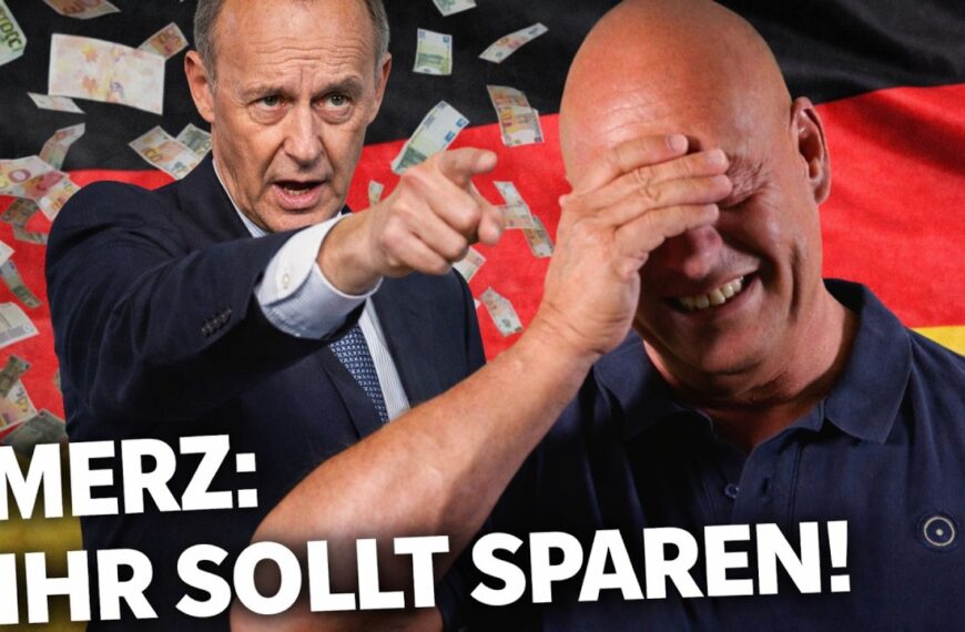😳🚨 SKANDAL: Merz fordert Bürger zum Sparen auf! Rente nicht mehr sicher – ekelhafte Arroganz!