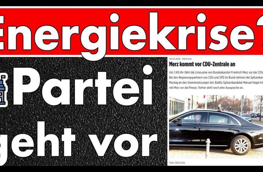 Freigabe nationaler Ölreserven geplant, aber Merz fährt lieber zur CDU? Sie hassen dieses Land!