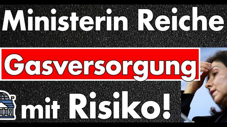 Mehr über den Artikel erfahren Gasversorgung mit wachsenden Risiken? Ministerin Reiche aus dem Tiefschlaf erwacht!