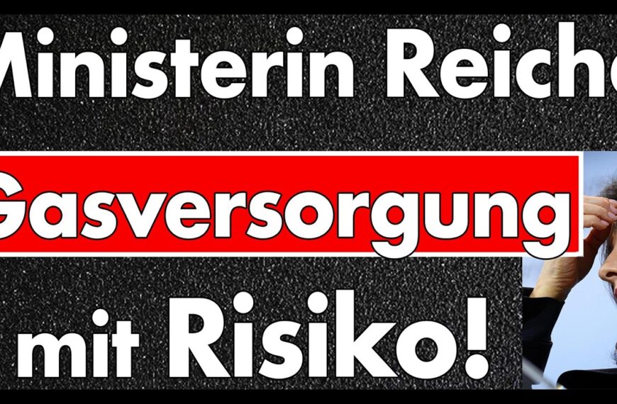 Gasversorgung mit wachsenden Risiken? Ministerin Reiche aus dem Tiefschlaf erwacht!