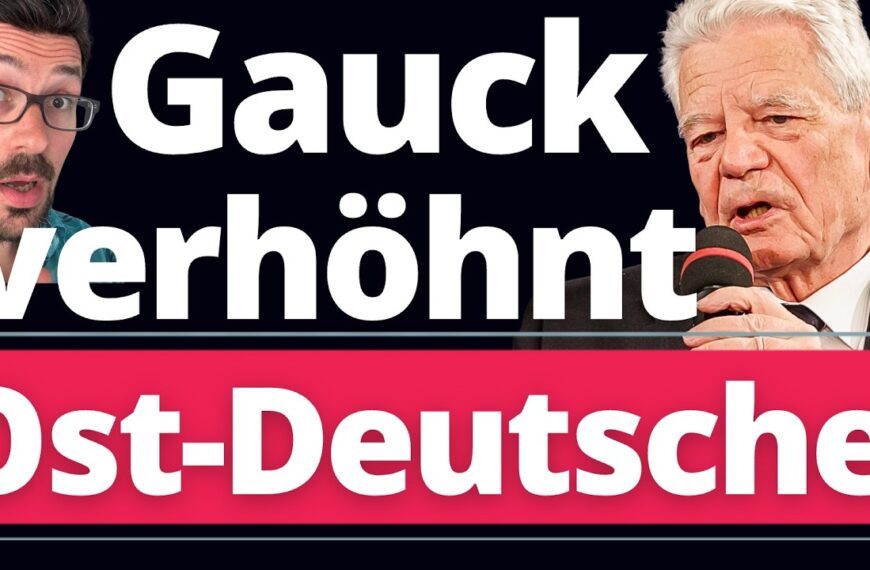 GAUCK DREHT DURCH: „Ostdeutsche können keine Demokratie!“