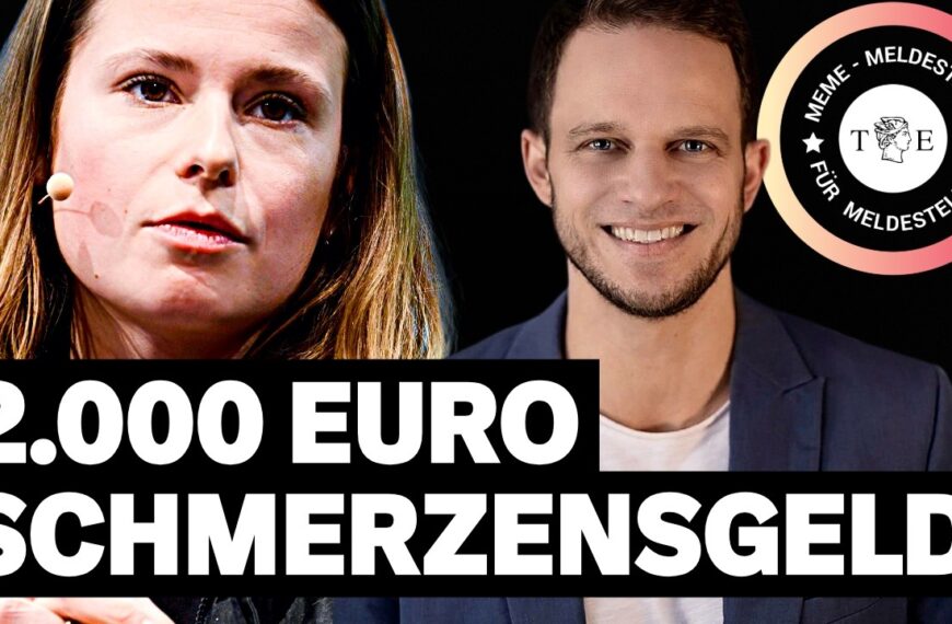 Geschäftsmodell Schmerzensgeld: Luisa Neubauer, Politiker missbrauchen das Recht