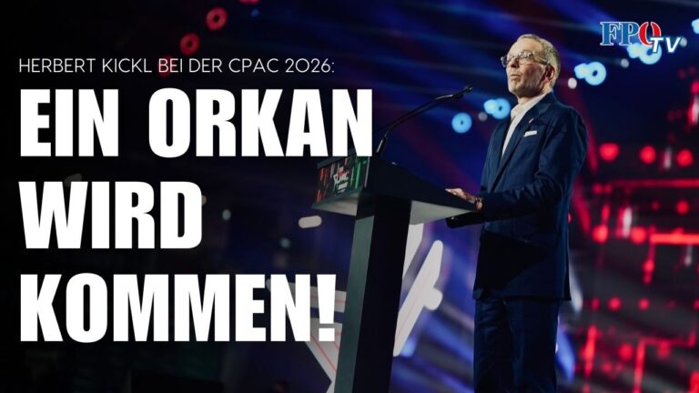 Mehr über den Artikel erfahren Herbert Kickl-Rede bei der CPAC 2026 in Ungarn – diesen Plan will er vereiteln!