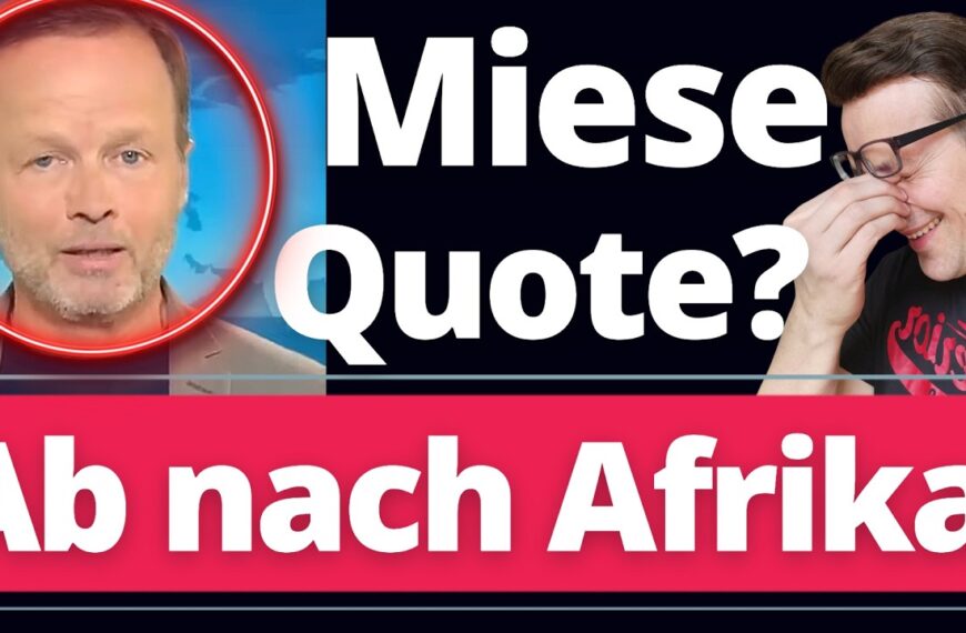 Ich brech weg: ARD schickt Georg Restle in die Wüste!