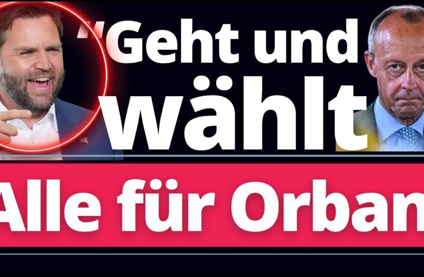 In Brüssel brennt die Sicherung durch! JD Vance fliegt nach Budapest zur Ungarn Wahl!