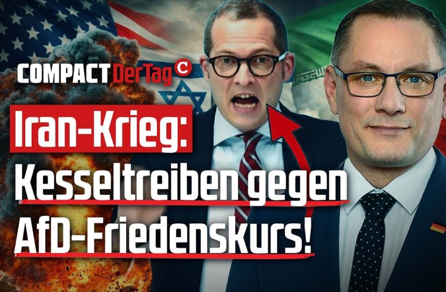 Iran-Krieg: Kesseltreiben gegen AfD-Friedenskurs!💥