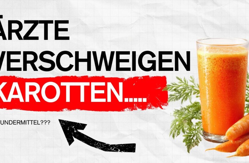 Jeden Tag Karotten und du kannst alle deine Medikamente weg Schmeißen UNGLAUBLICH🤯