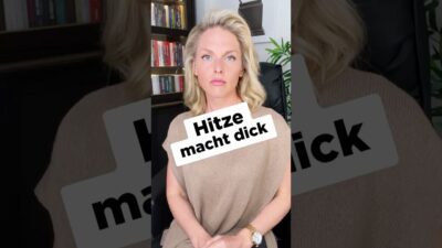 Mehr über den Artikel erfahren Klimawandel soll Schuld sein:☀️ Hitze macht jetzt dick!