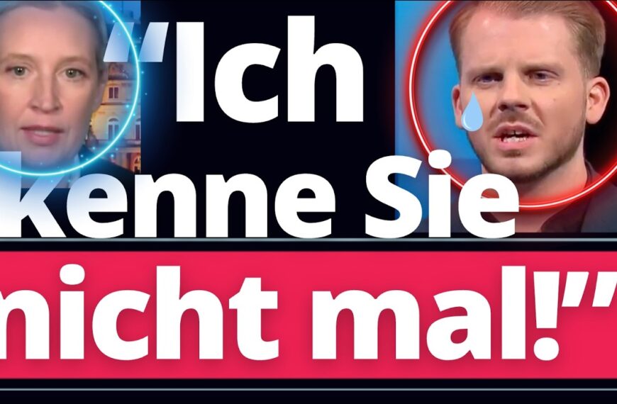 Kracher: Alice Weidel wischt mit der SPD den Boden auf!