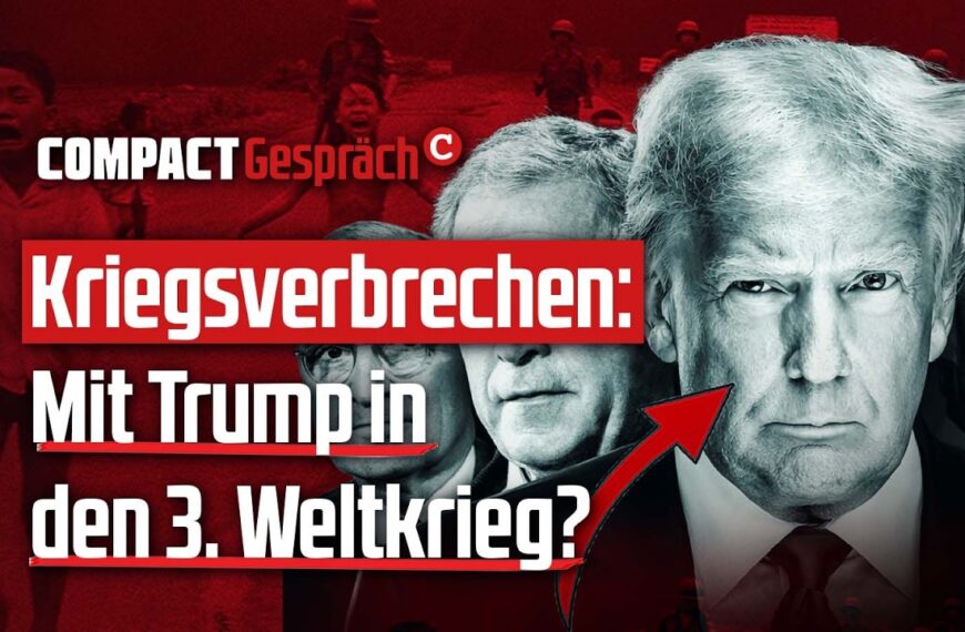 Kriegsverbrechen: Mit Trump in den 3. Weltkrieg?