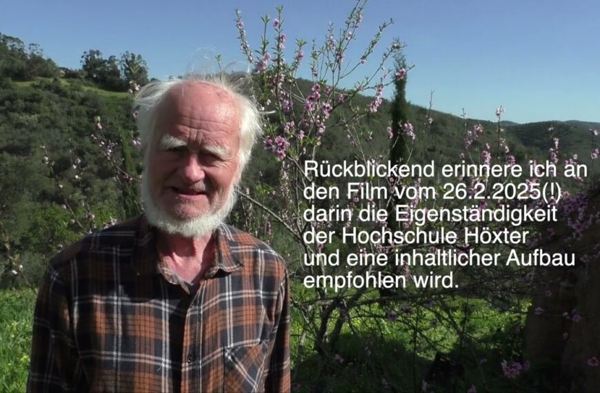 Kurzes Statement zum Fortbestand der Hochschule in Höxter – 17 März 2026