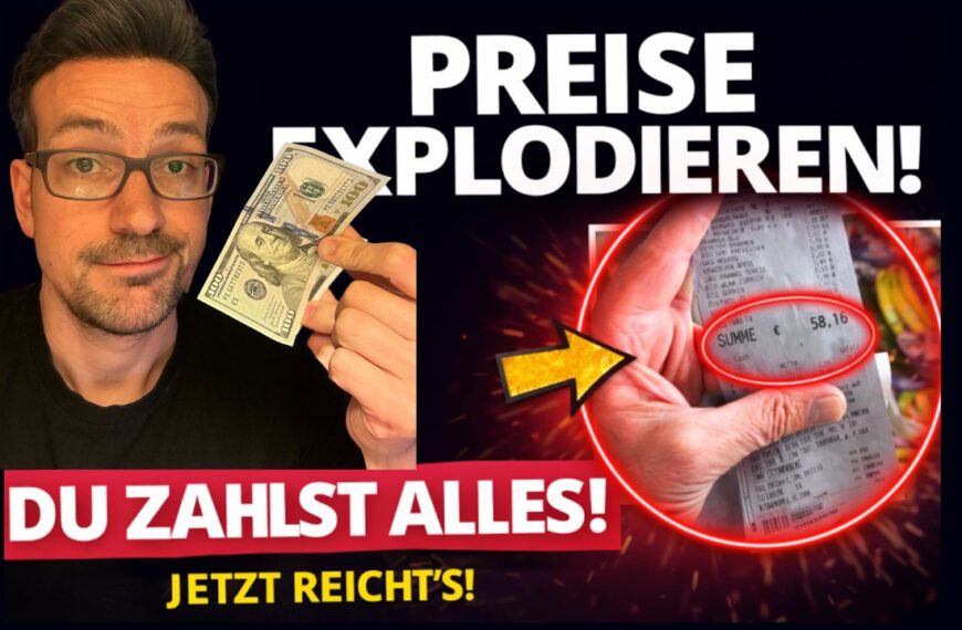 Lebensmittelpreise explodieren – ICH baue mir mein eigenes Einkommen!