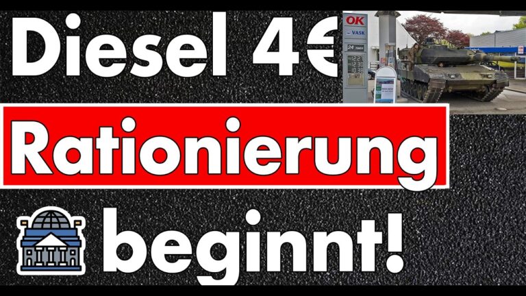 Mehr über den Artikel erfahren Militär im Einsatz – Diesel & Benzin wird rationiert! Preiseingriffe sind Gift – 4€/L kommen!
