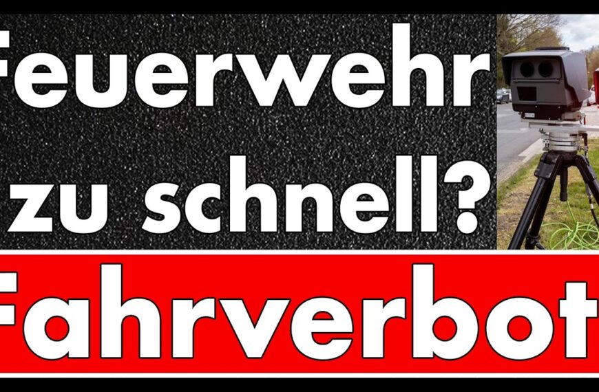 Mit Blaulicht geblitzt: 2 Punkte, 1 Monat Fahrverbot & 368 Euro Bußgeld! Feuerwehrmann wirft hin!