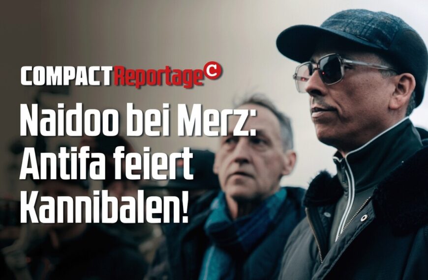 Naidoo bei Merz: Antifa feiert Kannibalismus!